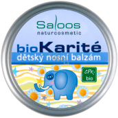 Saloos Bio Karité nasal balm for children 19 ml
