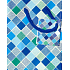 Nekupto Gift Paper Bag 14 x 11 x 6.5 cm Rhombuses 1659 40 KFS