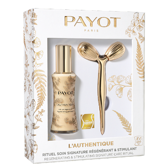 Payot L Authentique regenerative gold care to strengthen the natural regenerative ability and reveal beauty at any age 50ml + Golden massage roller, relaxing gold care limited edition gift set 2020