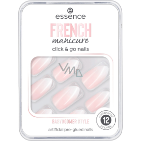 Essence French Manicure Click & Go Nails artificial nails 02 Babyboomer Style 12 pieces