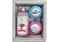 Bohemia Gifts Boho shower gel 250 ml + sparkling bath ball 2 x 100 g, cosmetic set for women