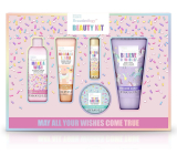 Baylis & Harding Sugar decorating wash gel 50 ml + hand cream 30 ml + shower cream 60 ml + bath pearls 70 g + lip balm 5 g, cosmetic set for children