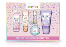 Baylis & Harding Sugar decorating wash gel 50 ml + hand cream 30 ml + shower cream 60 ml + bath pearls 70 g + lip balm 5 g, cosmetic set for children