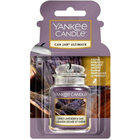 Yankee Candle Dried Lavender & Oak - Dried Lavender & Oak car gel fragrance tag 24 g