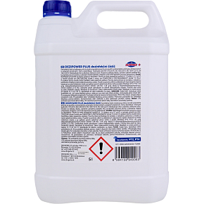 Dezipower disinfectant cleaner with floral scent without chlorine for hard surfaces, 5 l
