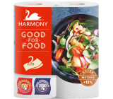 Harmony Good for Food 2 ply paper kitchen towels 2 pieces