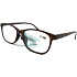 Berkeley Reading dioptric glasses +1,0 plastic brown, coloured side frames 1 piece MC2193