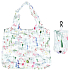 Albi Foldable 2in1 bag/backpack - white 45 × 65 cm
