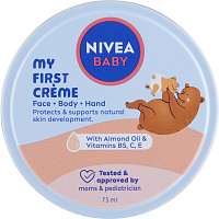 Nivea Baby Face, Body and Hand Cream 75 ml
