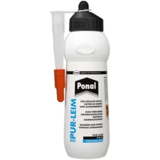 PONAL Construct PU adhesive, transparent, 420 ml