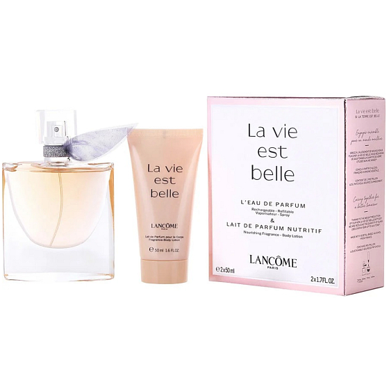 Lancome La Vie Est Belle Eau de Parfum 50 ml + Shower Gel 50 ml, Gift Set for Women