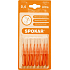 Spokar Ultra size 0.4 mm interdental brushes, handle, set of 8 pieces,