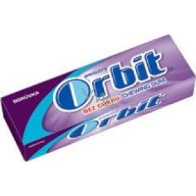Wrigleys Orbit Blueberry gum free sugar dragees 10 pieces 14 g