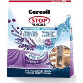 Ceresit Stop moisture Lavender moisture absorber for small spaces 2 x 50 g