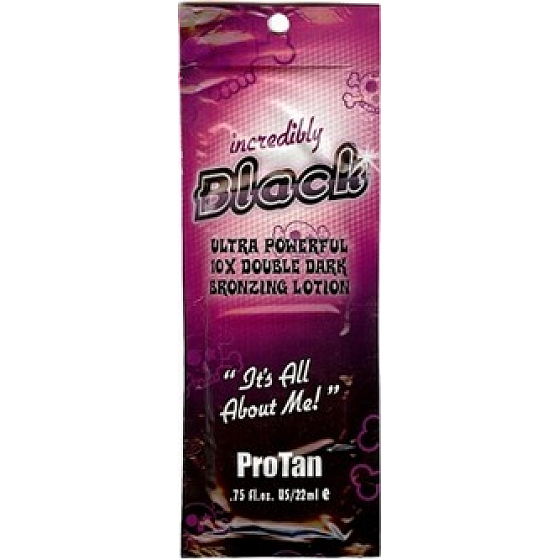 Pro Tan Incredibly Black Body Lotion for tanning in a solarium 22 ml