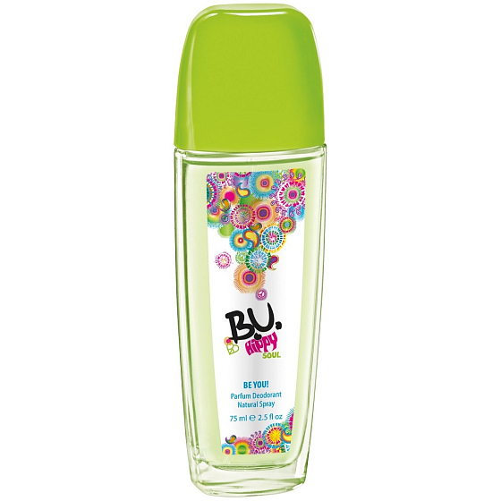 BU Hippy Soul perfumed deodorant glass for women 75 ml