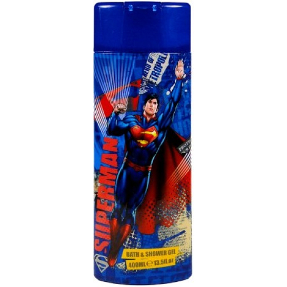 Superman 2 in 1 shower gel and foam for children 400 ml