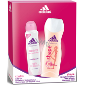 Adidas Control antiperspirant deodorant for women 150 ml + shower gel 250 ml, cosmetic set - VMD parfumerie - drogerie