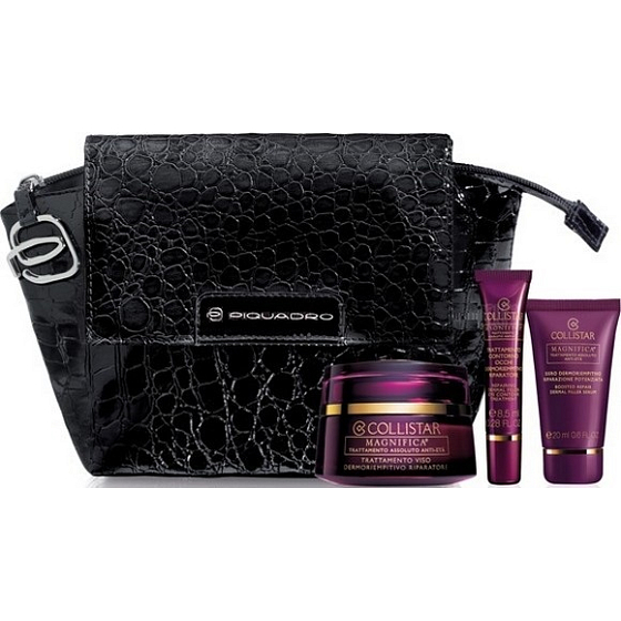 Collistar Magnifica intensive rejuvenating complex for the face 50 ml + eye cream 8.5 ml + renewal serum 20 ml + bag, cosmetic set