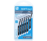 Soft Dent curved XL brush 0.8 mm 6 pieces