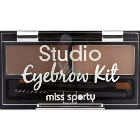 Miss Sports Studio Eyebrow Eyebrow Kit 001 Medium Brown 2.4 g