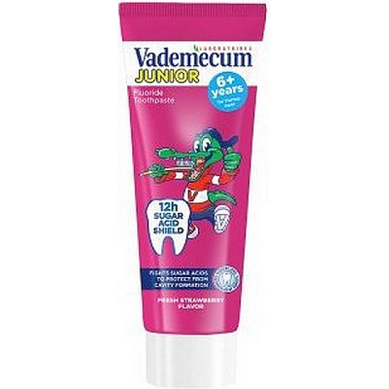 Vademecum Junior Strawberry Toothpaste for Children from 6 Years 75 ml