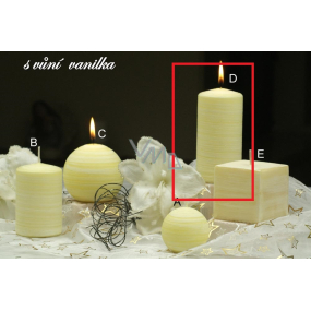 Lima Wellness Vanilla aroma candle cylinder 60 x 120 mm 1 piece