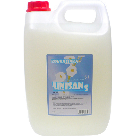 Unisans Konvalinka Antimicrobial Liquid Soap 5 L