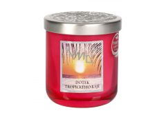 Heart & Home A touch of tropical paradise Soy scented candle medium burns up to 30 hours 110 g