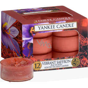 Yankee Candle Vibrant Saffron - Living Saffron Scented Tea Candle 12 x 9.8 g