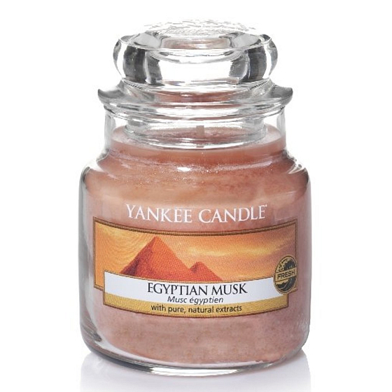 Yankee Candle Egyptian Musk - Egyptian musk scented candle Classic small glass 104 g