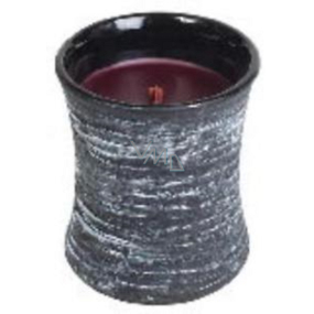 WoodWick Black Cherry - Black Cherry Collection Premium scented candle with wooden wick and lid glass small 85 g