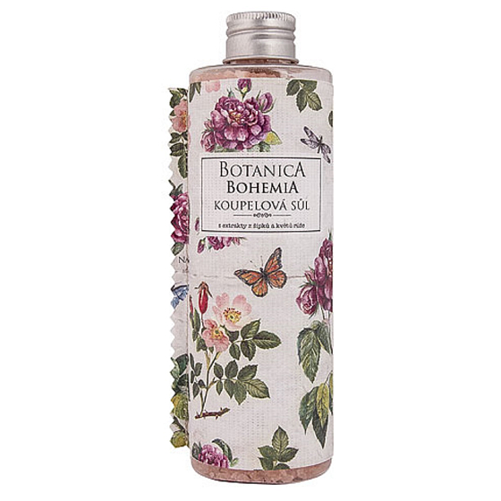 Bohemia Gifts Botanica Rosehip and Rose Bath Salt 300 g