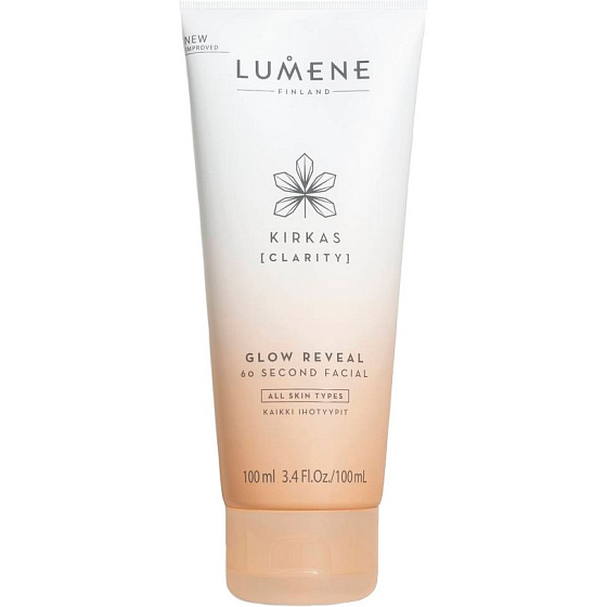 Lumene Kirkas Clarity Glow Reveal 60 Second Facial Brightening Facial Mask For All Types Of Skin 100 ml
