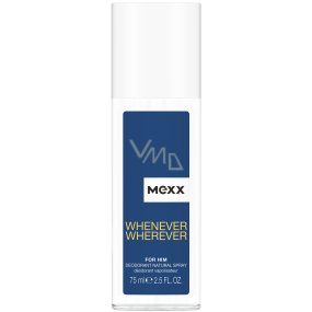 Mexx Whenever Wherever for Him perfumed deodorant spray for men 75 ml
