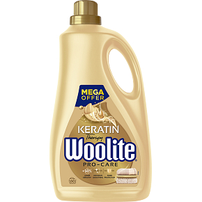 Woolite Keratin Therapy Pro-Care laundry gel, 3.6 l, 60 doses