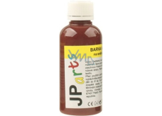 JP arts Paint for textiles for light materials, basic shades 11. Dark brown 50 g