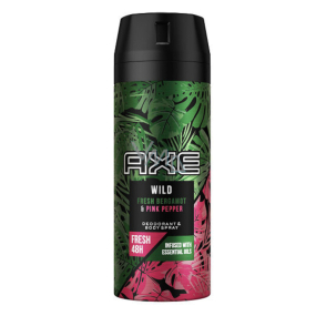 Ax Wild Fresh Bergamot & Pink Pepper deodorant spray for men 150 ml