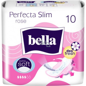 Bella Perfecta Slim Rose ultra-thin sanitary napkins with wings 10 pieces