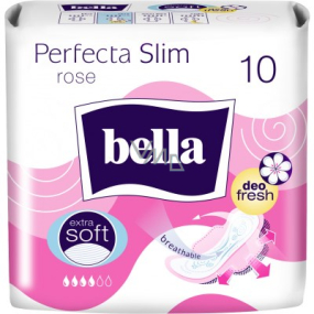 Bella Perfecta Slim Rose ultra-thin sanitary pads with wings 10 pieces