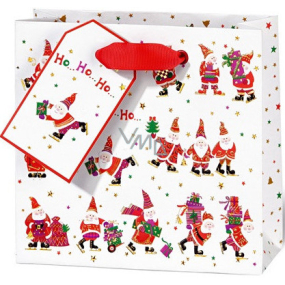 BSB Luxury gift paper bag 14.5 x 15 x 6 cm Santa VDT 002 CD
