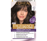 Loreal Paris Excellence Cool Creme hair color 4.11 Ultra ash brown