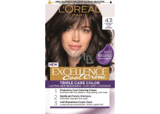 Loreal Paris Excellence Cool Creme hair color 4.11 Ultra ash brown