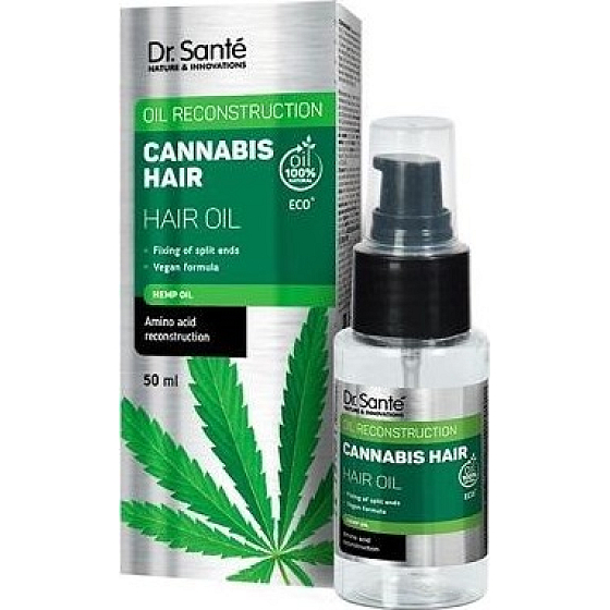 Dr. Santé Cannabis Hair Oil for Weak and Damaged Hair with Hemp Oil 50 ml