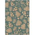 Ditipo Gift wrapping paper 70 x 200 cm Christmas KRAFT Green - beige cones, mistletoe