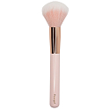 Donegal Pink Ink cosmetic brush with synthetic velvet bristles for powder 18,5 cm