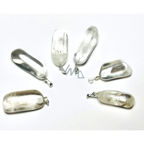 Crystal Tumbler pendant natural stone, 2,2-3 cm, 1 piece, AAA quality, stone stones
