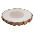 Slice of wood smoothed on both sides willow 18 - 20 cm