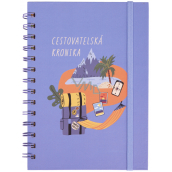 Albi Motivational notebook Travel chronicle 19,5 x 14,2 x 1,8 cm