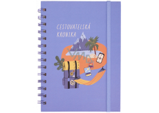 Albi Motivational notebook Travel chronicle 19,5 x 14,2 x 1,8 cm